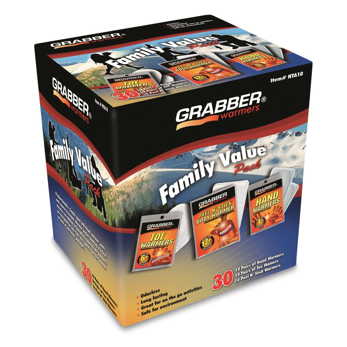 Grabber Warmers Family Pack, 30 Piece