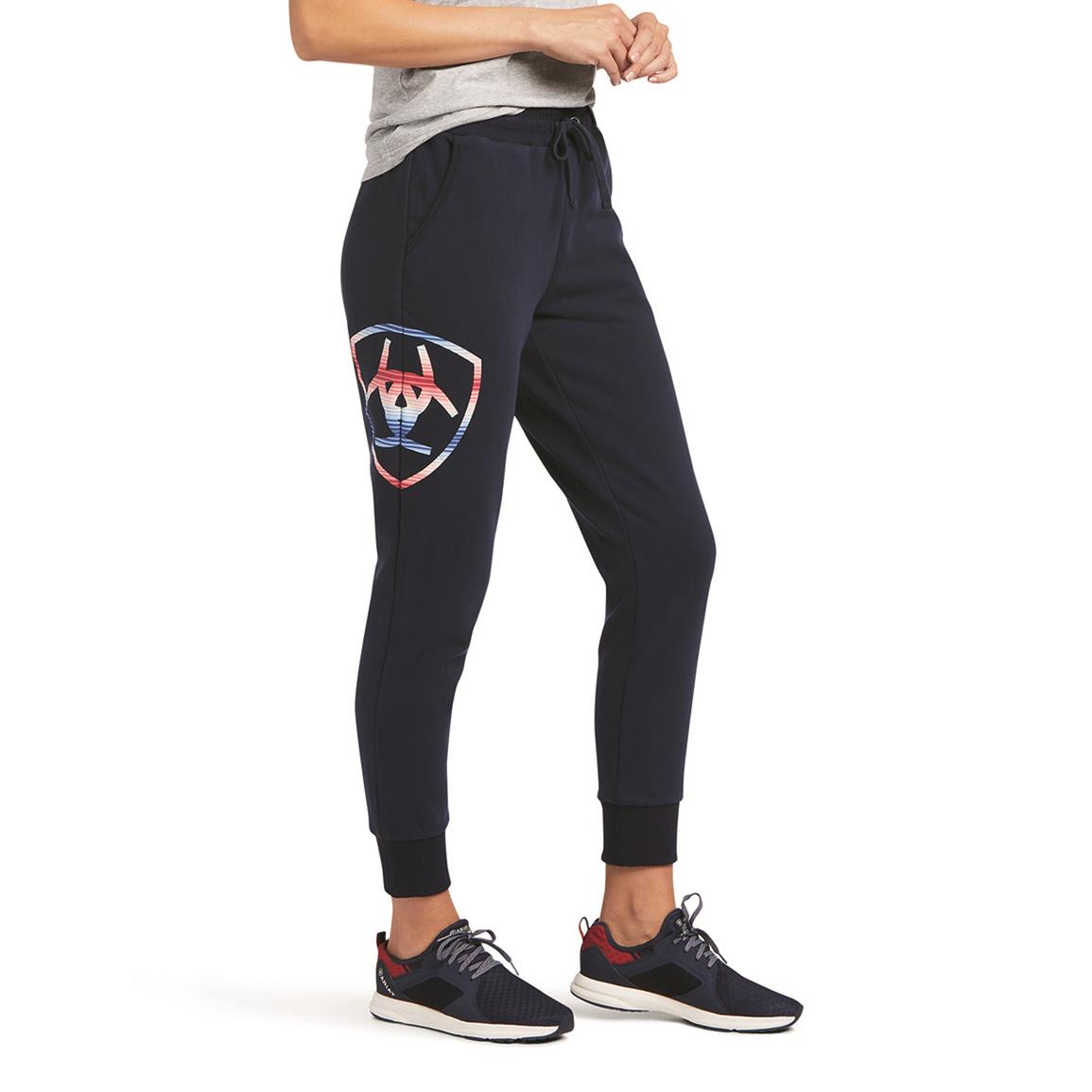 Ariat Women's REAL Jogger Sweatpants, Navy