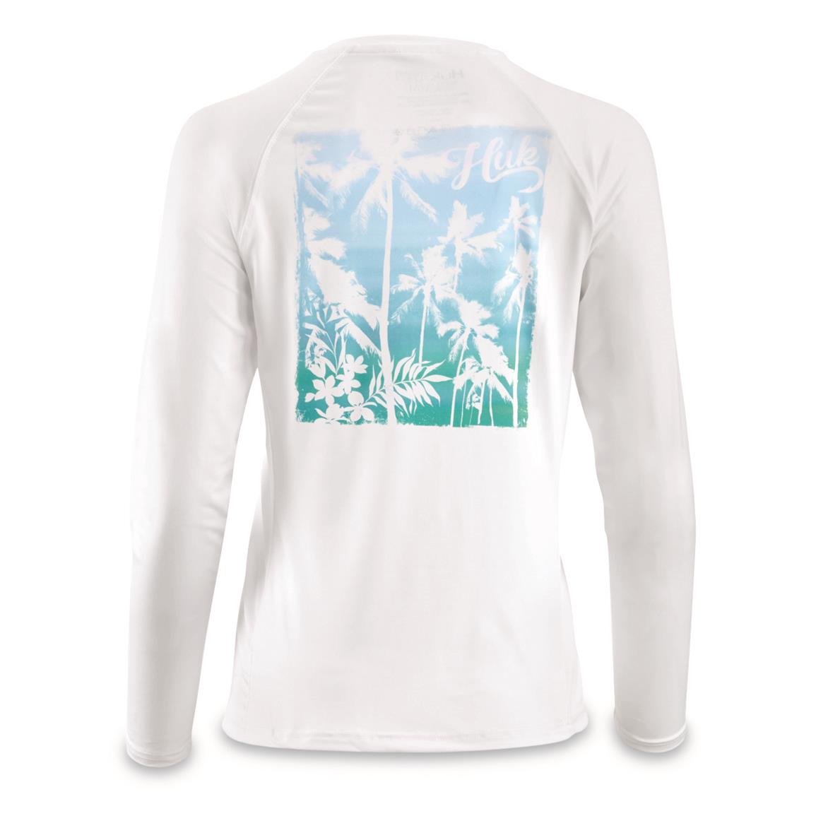 Huk Women's Paradise Pursuit Shirt, White