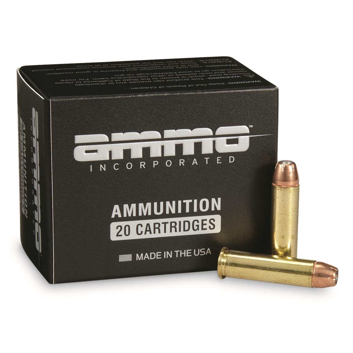 Ammo Inc. Signature Series, .357 Magnum, JHP, 125 Grain, 20 Rounds