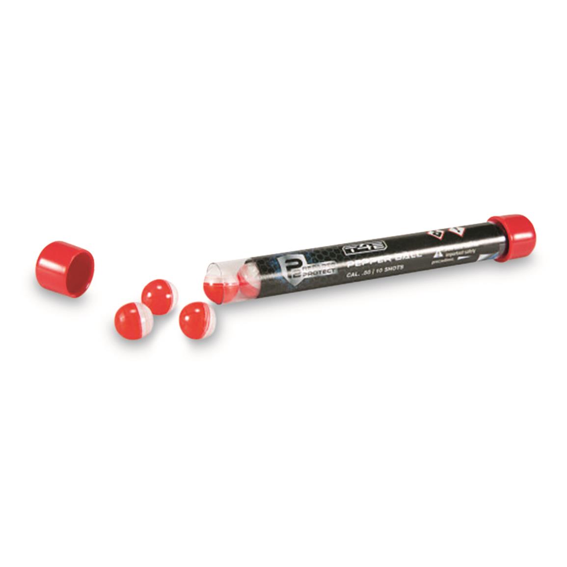 T4E .50 Caliber Pepper Balls, 10 Count 719530, Pepper Sprays at