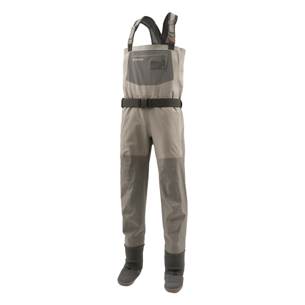 Simms Men's G4 Pro Breathable Stockingfoot Chest Waders, GORE-TEX, Slate