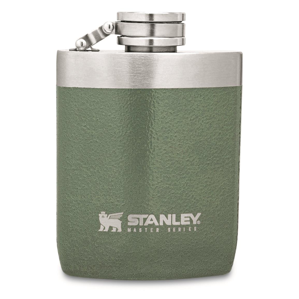Stanley Master Unbreakable Hip Flask, 8-oz., Hammertone Green