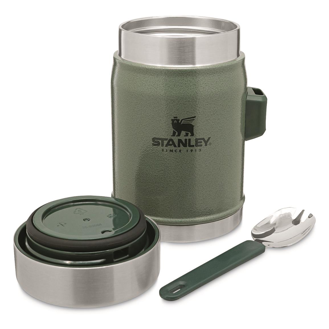 Stanley The Legendary 14-oz. Food Jar + Spork, Hammertone Green