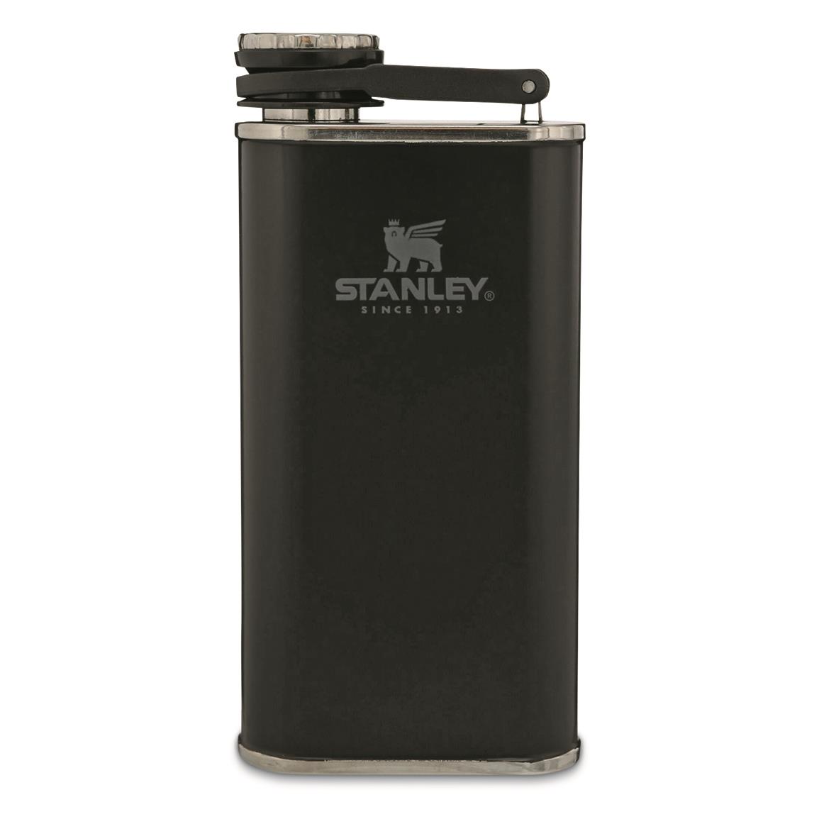 Stanley Classic Easy-fill Wide-mouth Flask, 8-oz., Matte Black