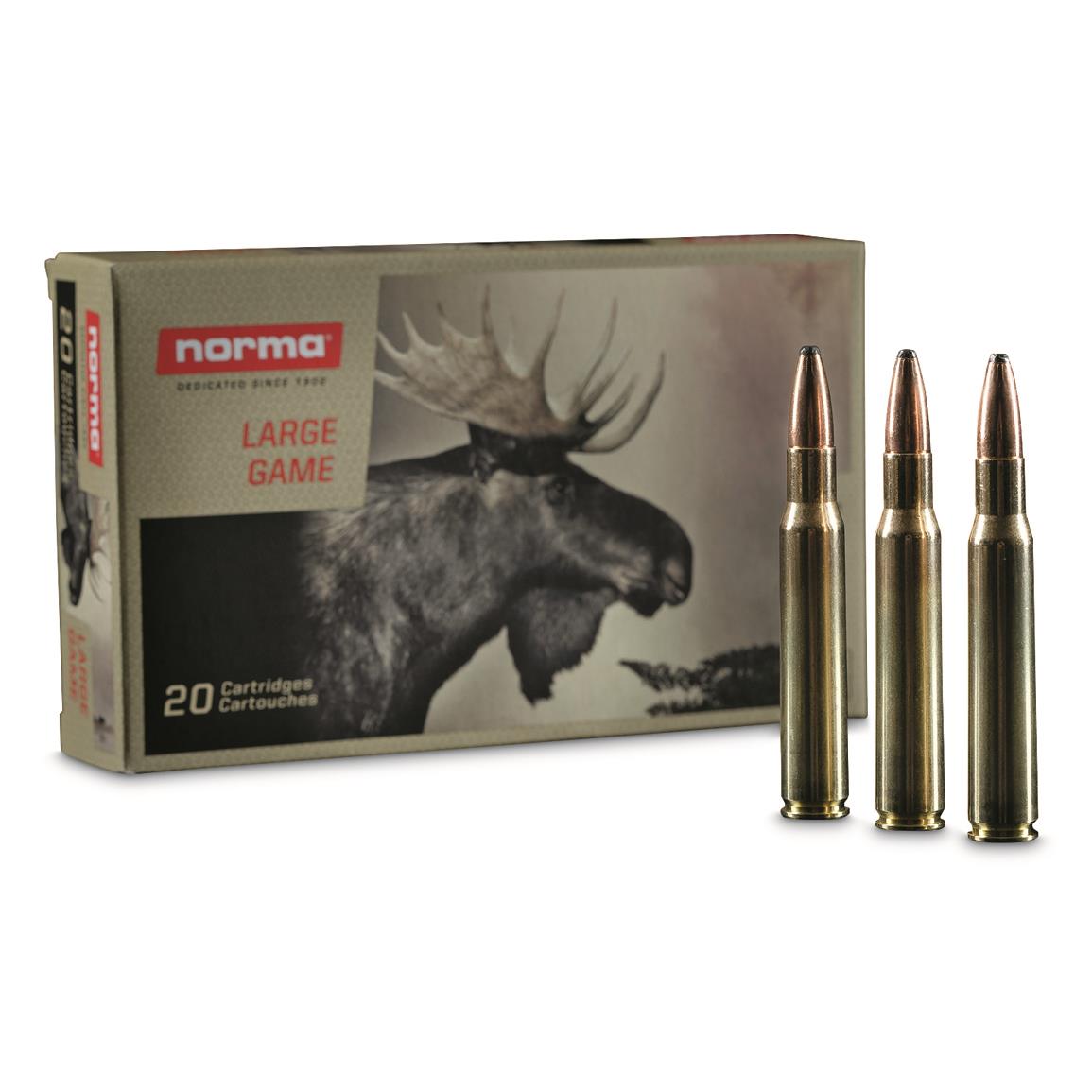 Norma Oryx, .30-06 Springfield, Soft Point, 180 Grain, 20 Rounds