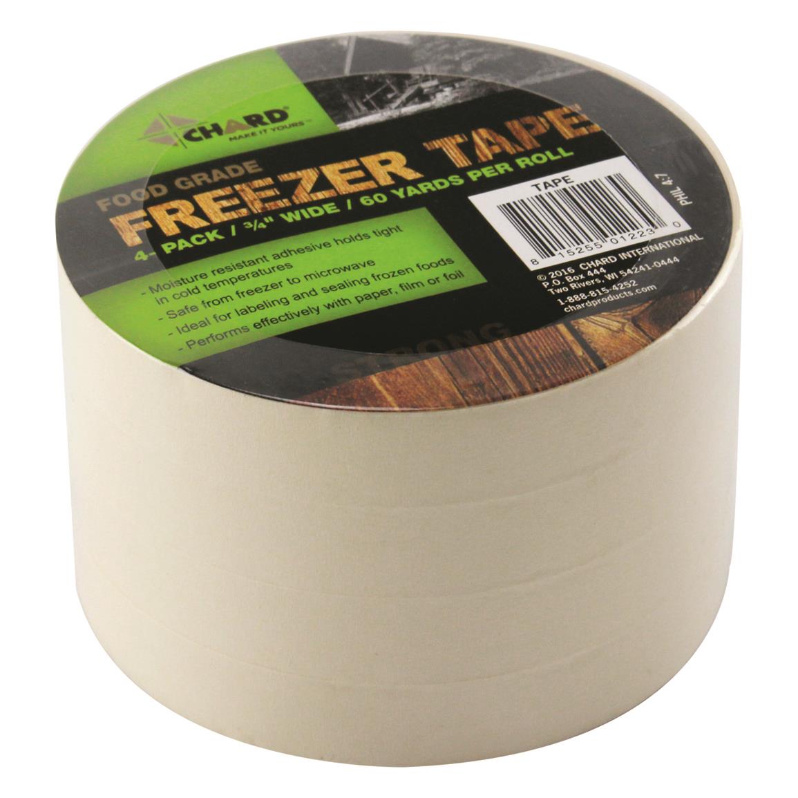 Chard Freezer Tape, 4 Pack