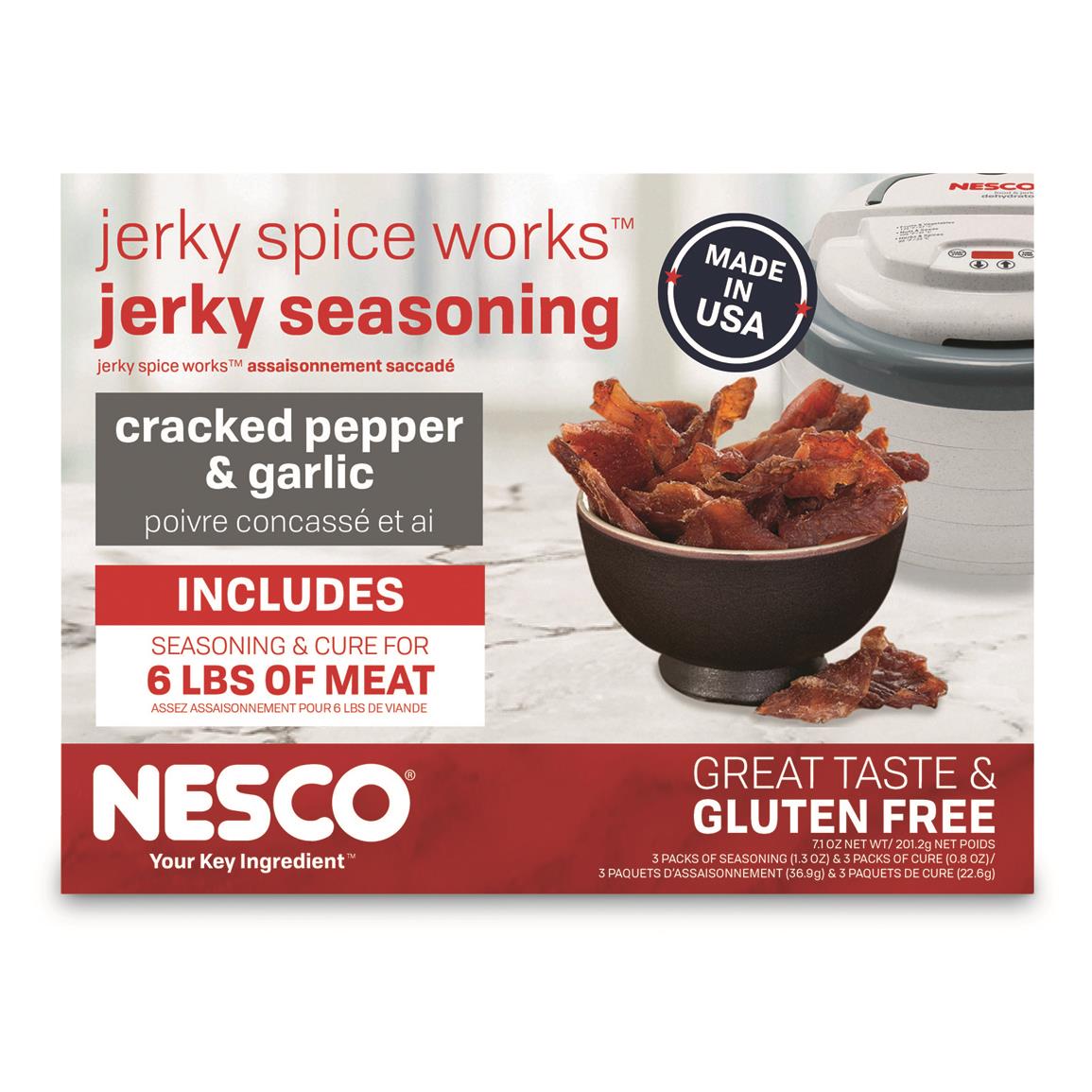 Jerky Seasoning Jerky Spice Works Cracked Pepper & Garlic 6 lb Boxed Assorted