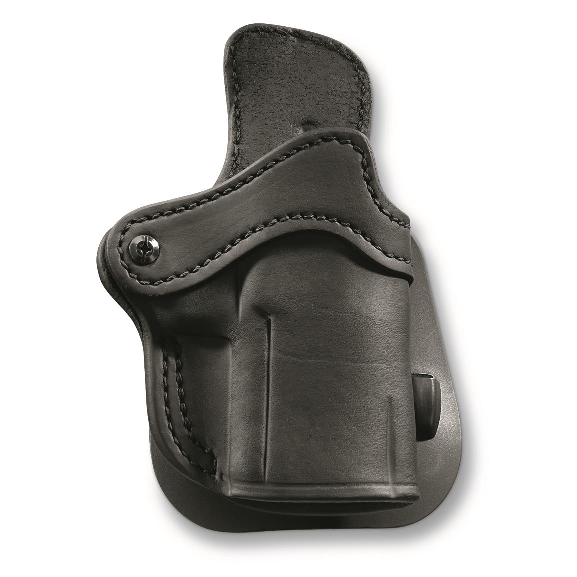 1791 Gunleather Optic Ready 2.4S Paddle Holster, Full Size Compact Pistols, Stealth Black