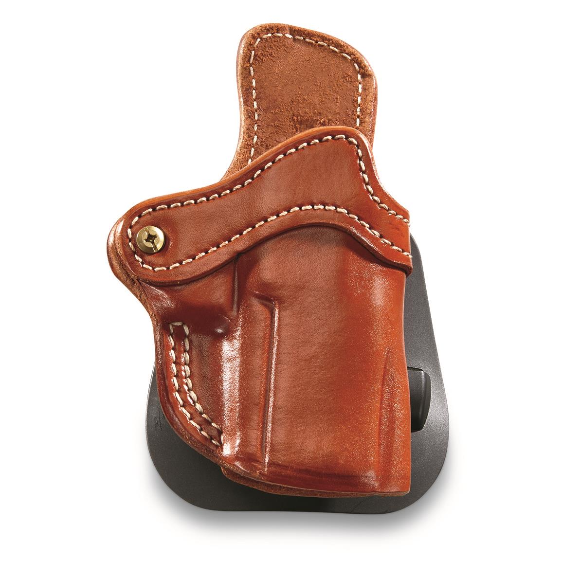 1791 Gunleather Optic Ready 2.4S Paddle Holster, Full Size Compact Pistols, Classic Brown