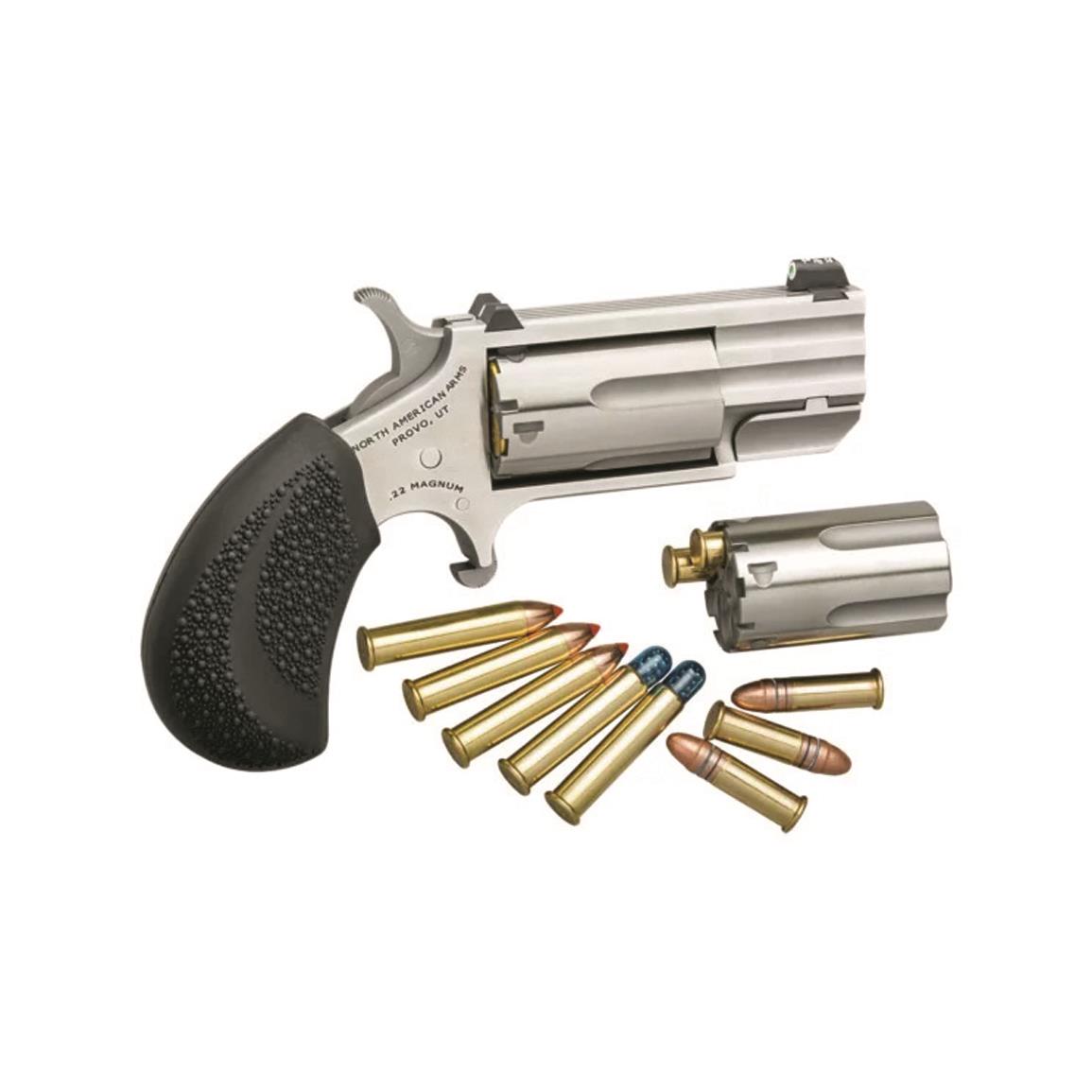 NAA .22 Magnum Pug, Revolver, .22 Magnum/.22LR, 1" Barrel, XS Tritium Front Sight, 5 Rounds