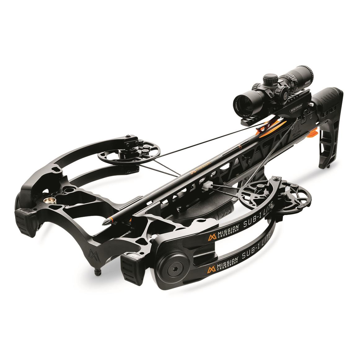 Mission Sub-1 Lite Crossbow with Pro Accessory Kit, Black