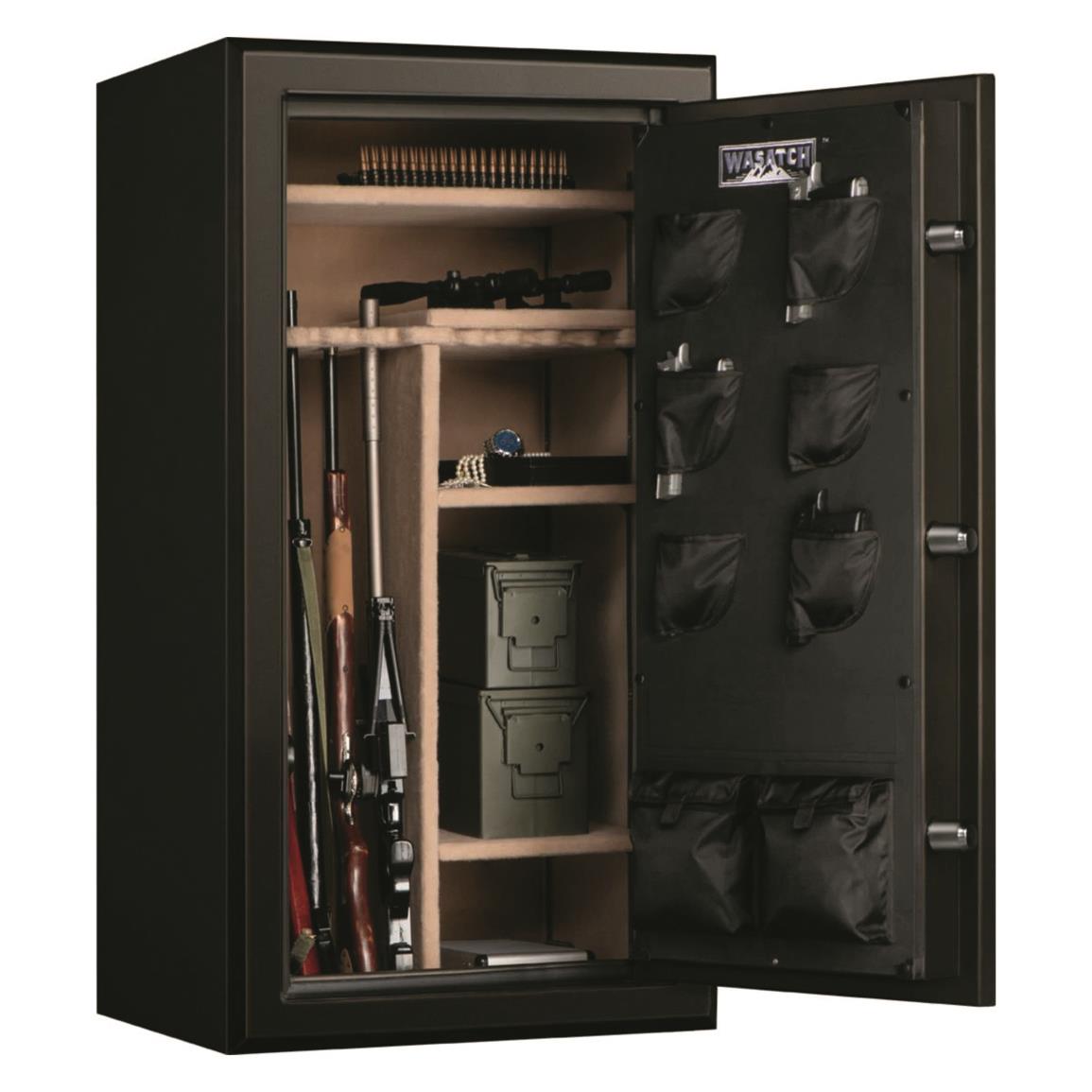Wasatch 40 Gun Fire and Water Safe with Electronic Lock, Grey 720163