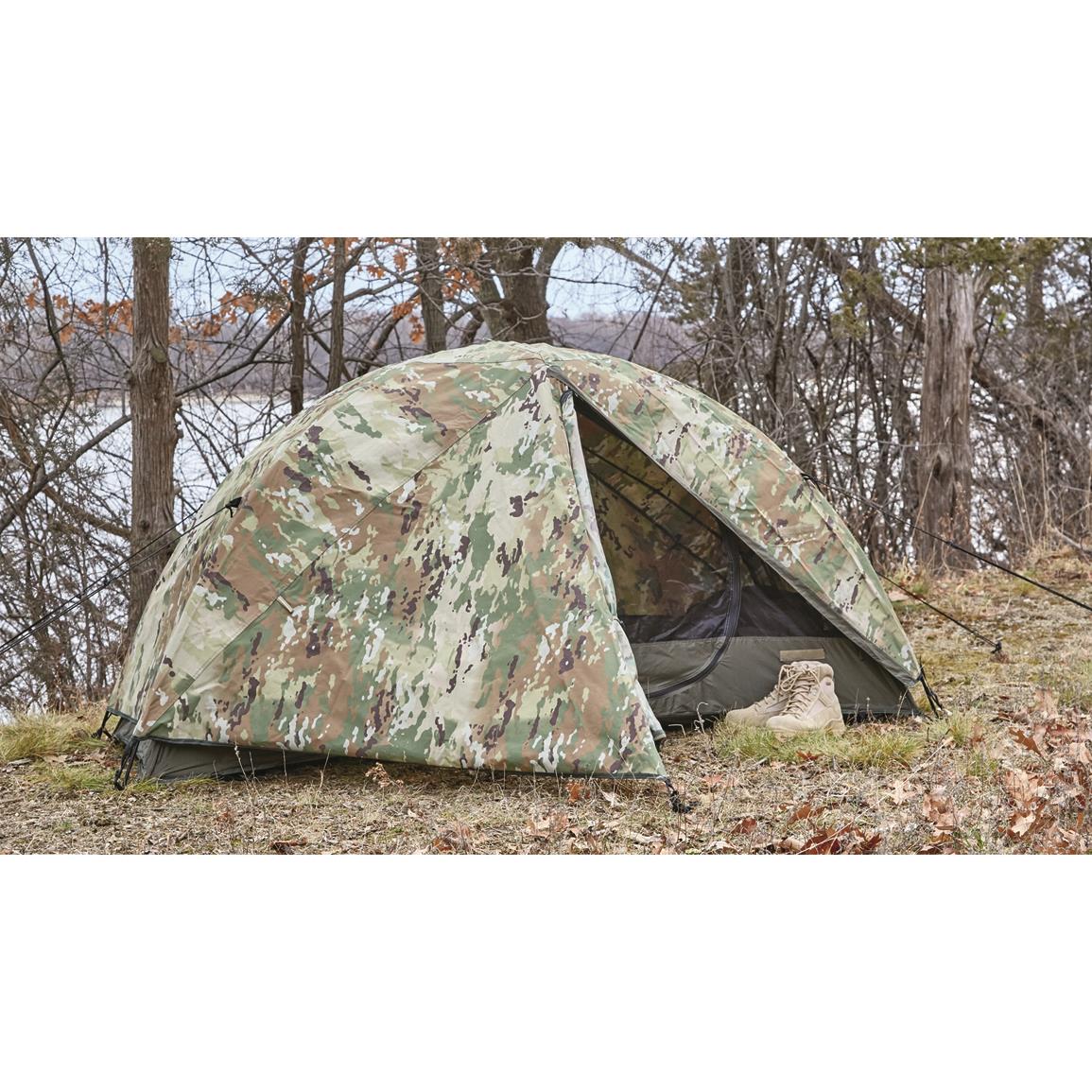U.S. Military Surplus MGPTS Type 1 Tent System, 18' x 18', Used - 728283,  Camo Tents & Accessories at Sportsman's Guide