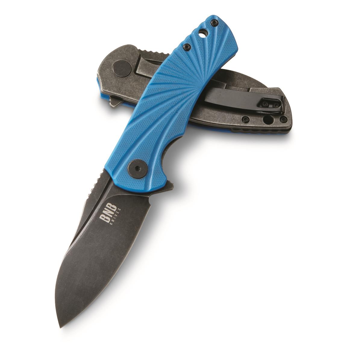 BucknBear Blue Fin Flipper Folding Knife