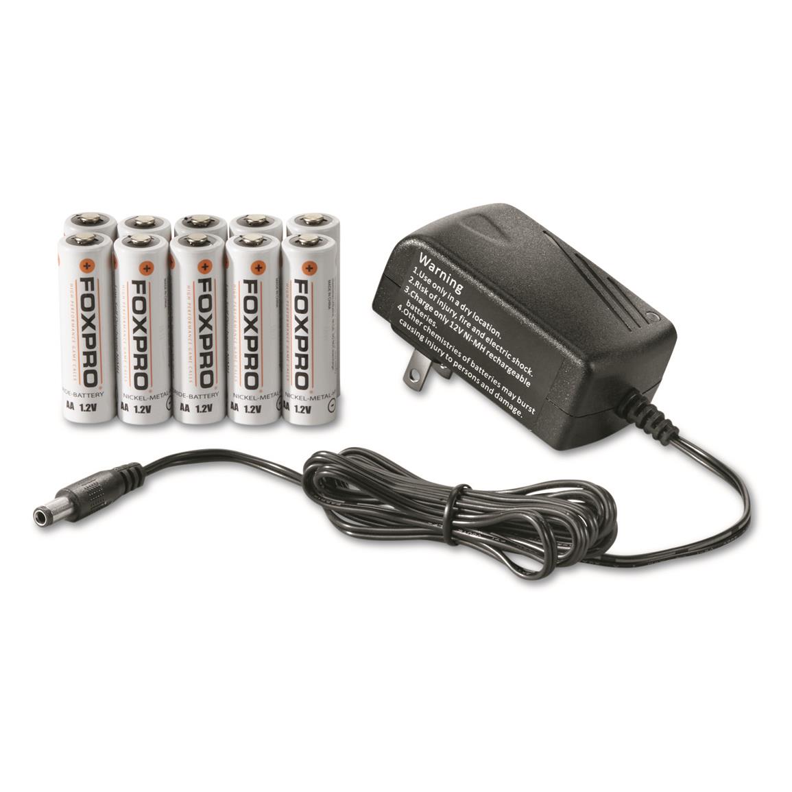 FOXPRO® AA Rechargeable NiMH Battery Kit with Charger