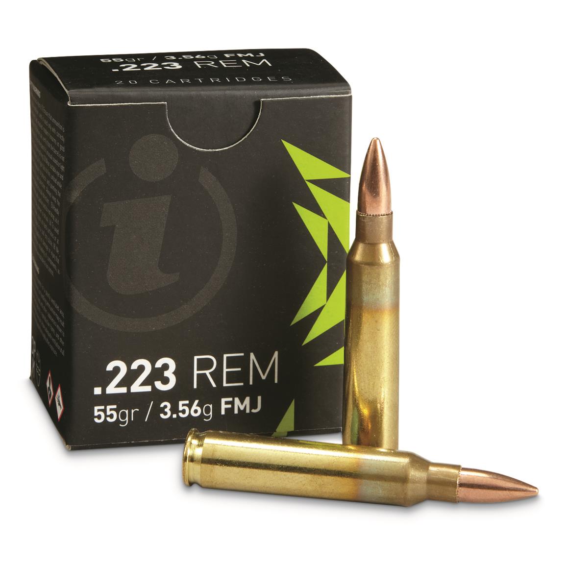 Igman, .223 Remington, FMJ, 55 Grain, 500 Rounds