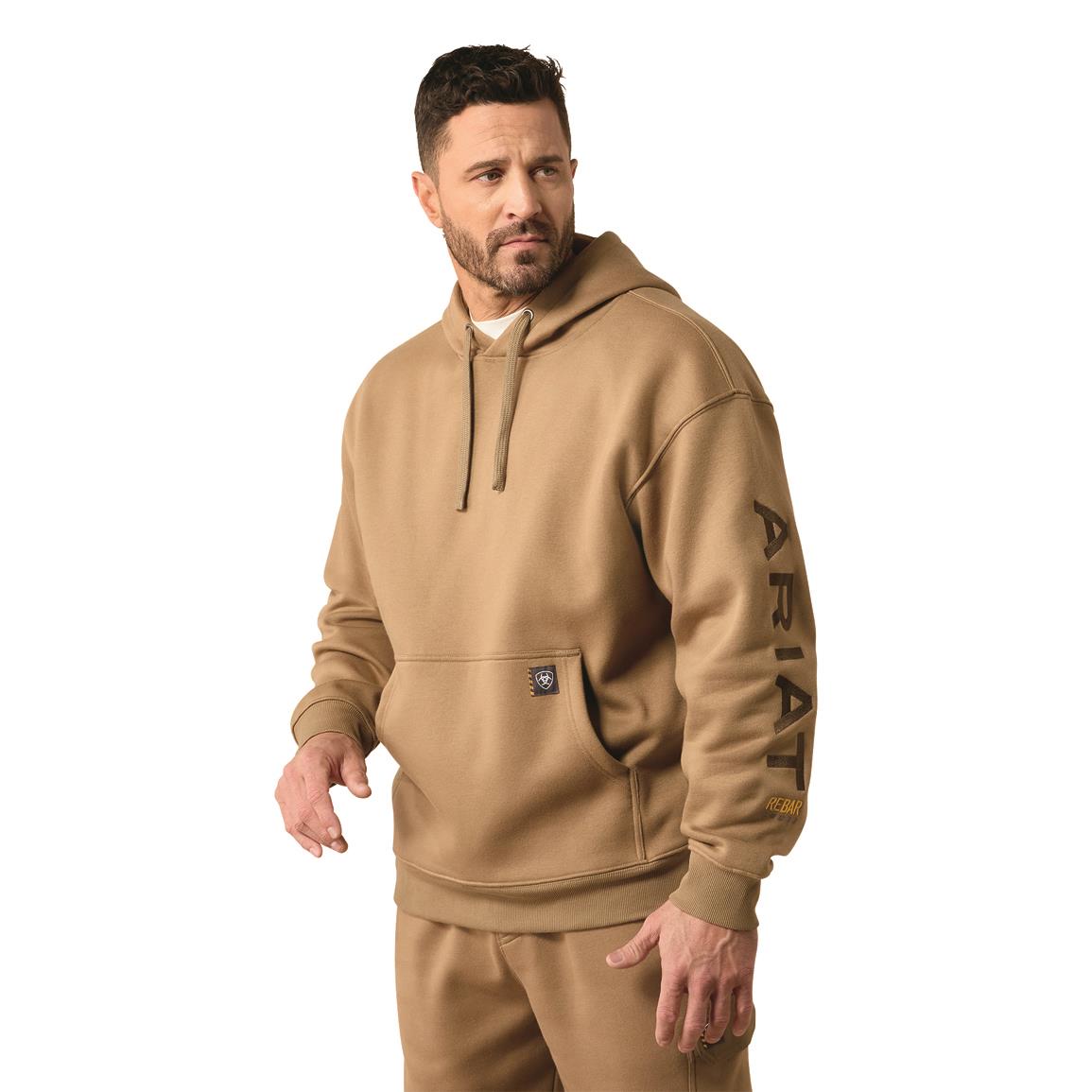 Ariat Men's Rebar Logo Graphic Hoodie