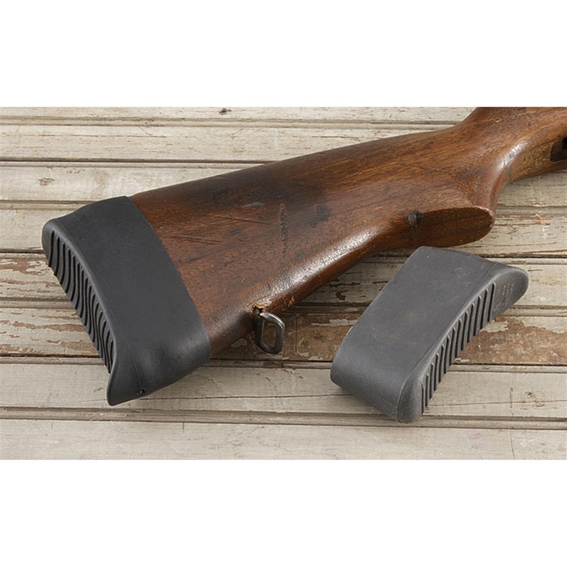 Rifle Slip On Recoil Pad Plastic Black Gun Butt Pad With Screw Hunting Wholesale 