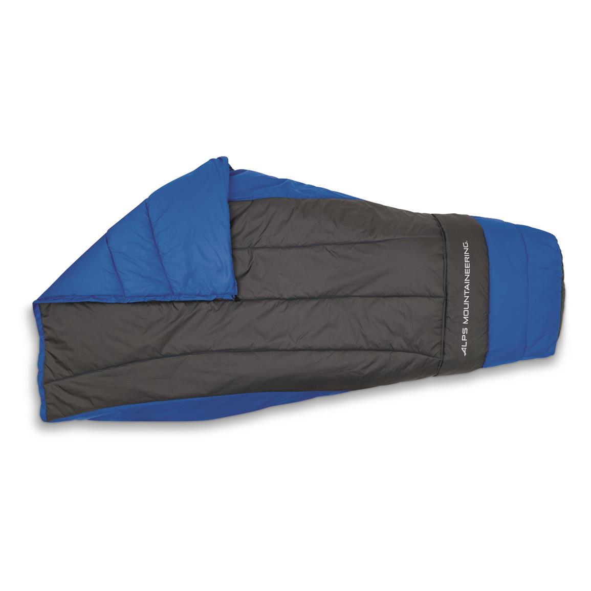 ALPS Mountaineering Radiance Camp Quilt, Blue/charcoal