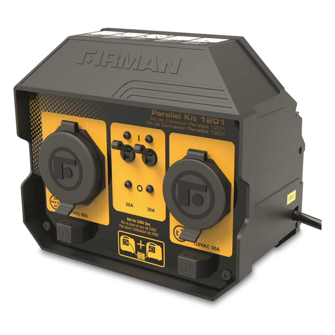 FIRMAN 50 Amp Portable Generator Parallel Kit 720895, Generators