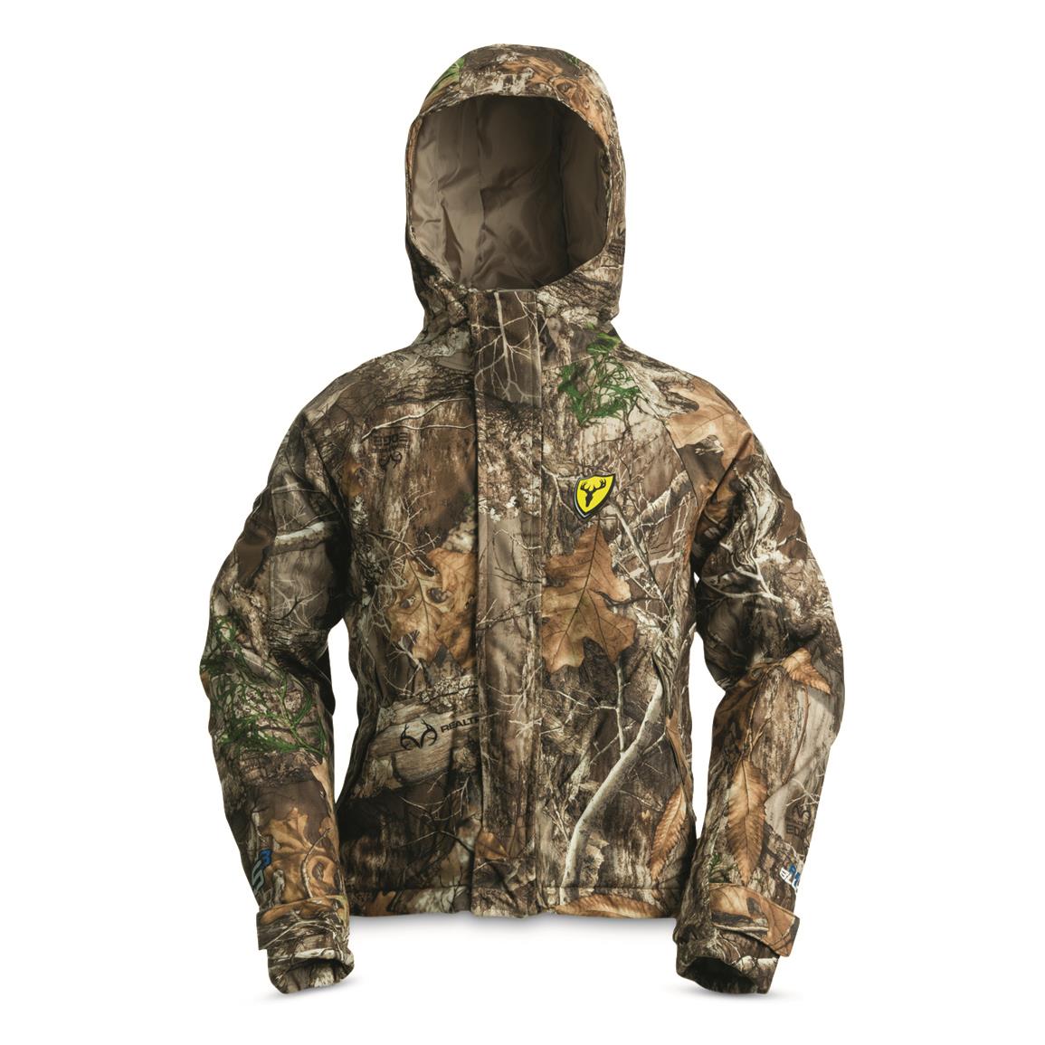 ScentBlocker Youth Drencher Insulated Hunting Jacket, Realtree EDGE™