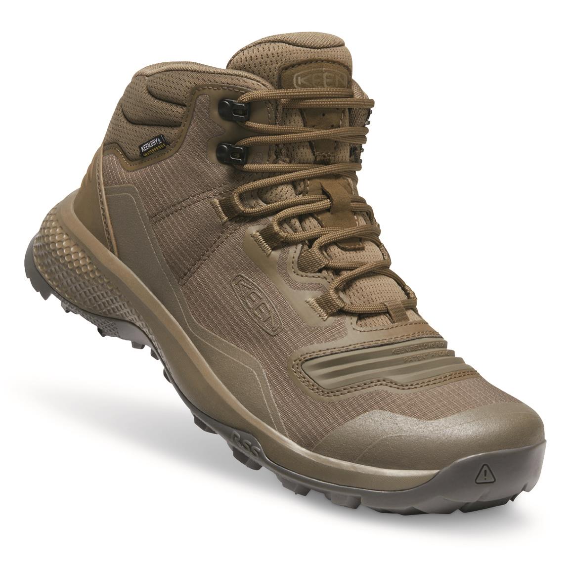 KEEN Men's Tempo Flex Waterproof Hiking Boots, Canteen/canteen