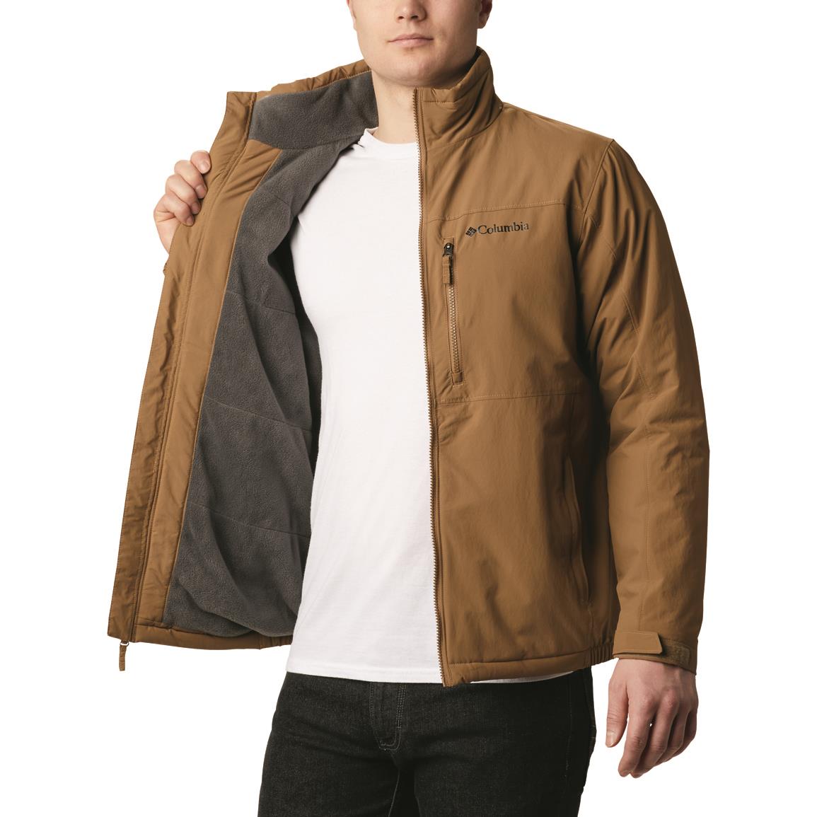 columbia fleece lined jacket mens