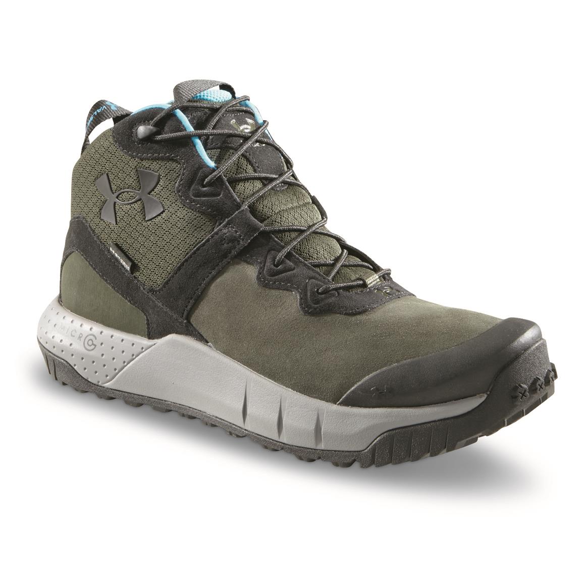 Men's Under Armour Micro G Valsetz Mid Tactical Boots 'Coyote Brown'  3023741 200