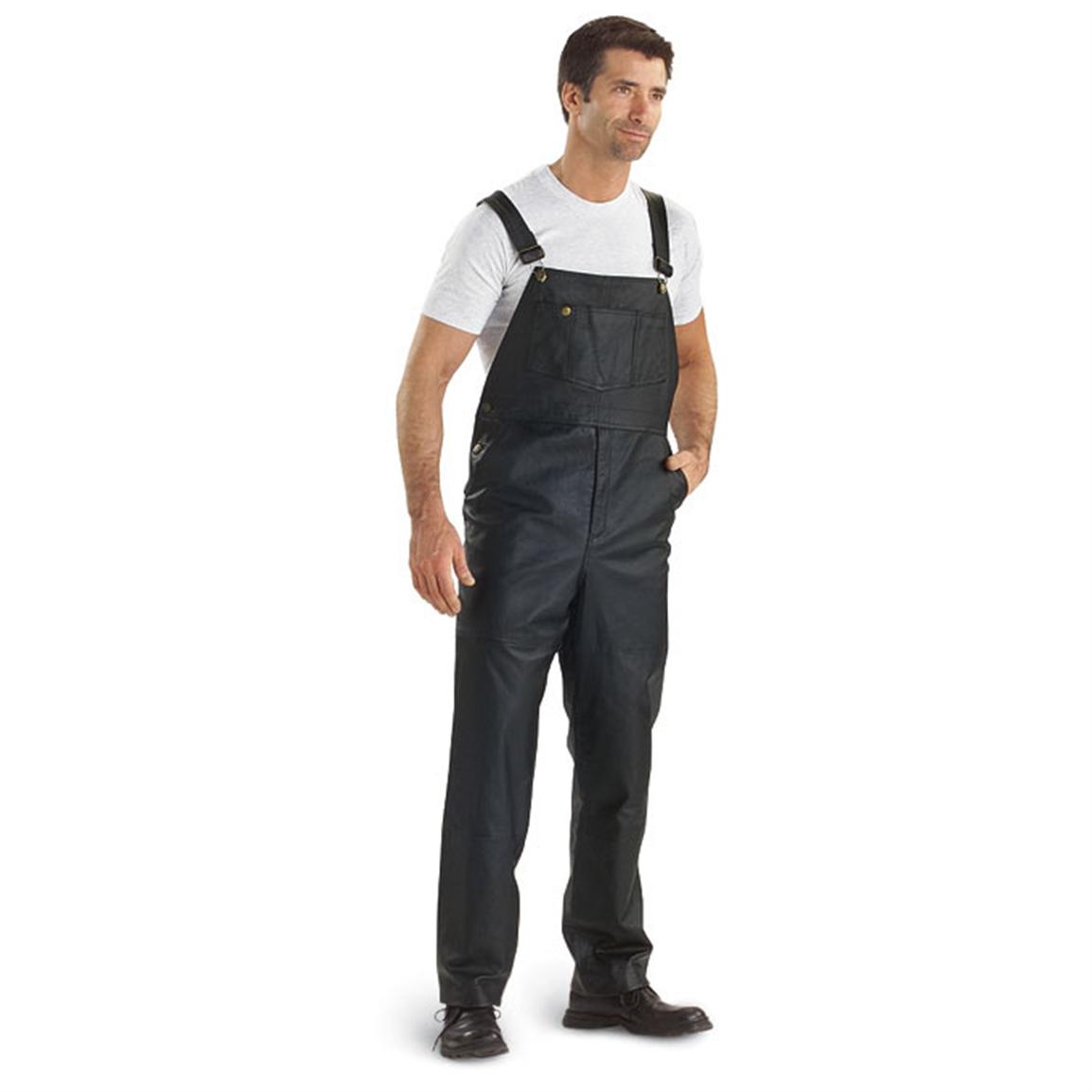 Guide Gear® Leather Overalls, Black - 72148, Overalls & Coveralls At 