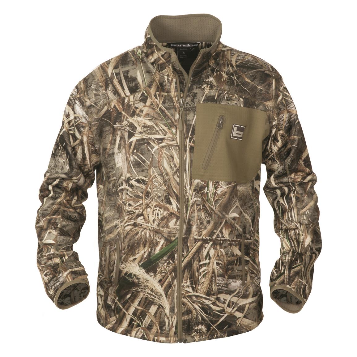 Banded Mid-layer Full-Zip Fleece Jacket, Max 7