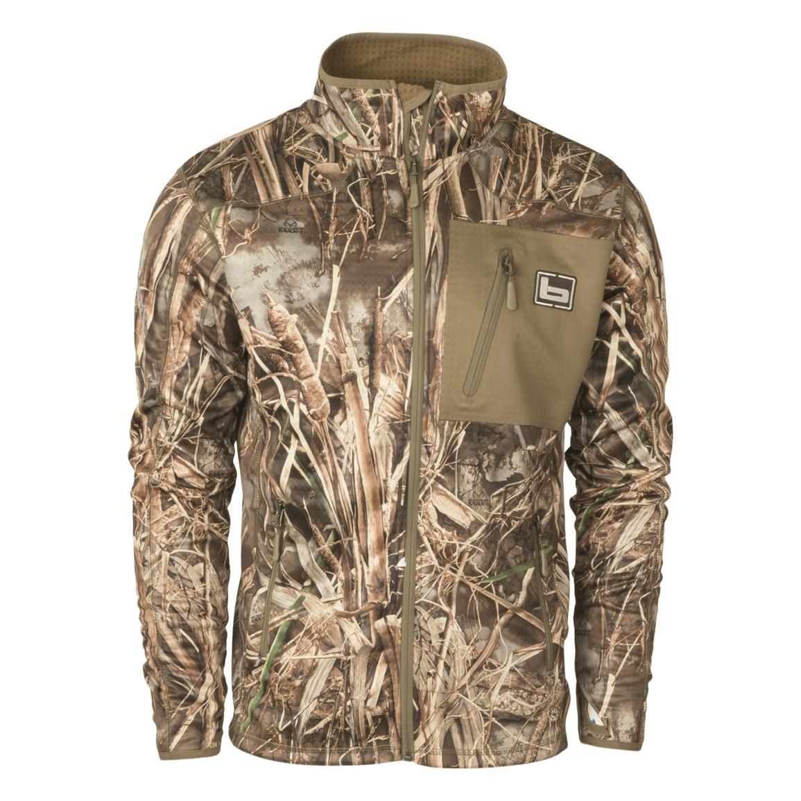 Banded Mid-layer Full-Zip Fleece Jacket, Max 7