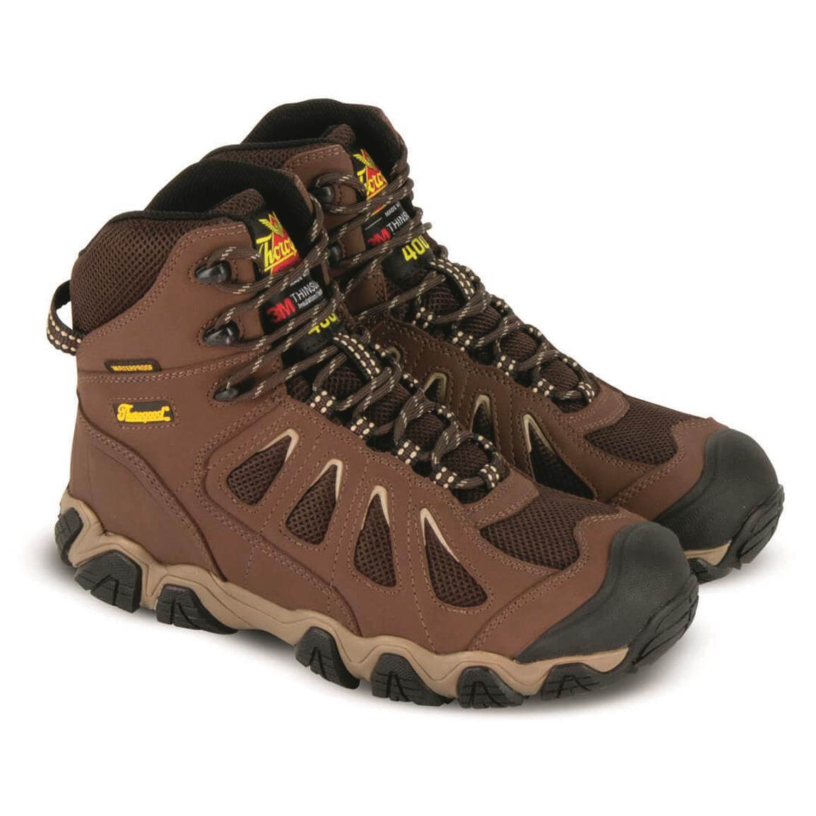 Thorogood Men's Crosstrex Series Waterproof Insulated 6" Hunting Boots, 400 Gram, Brown