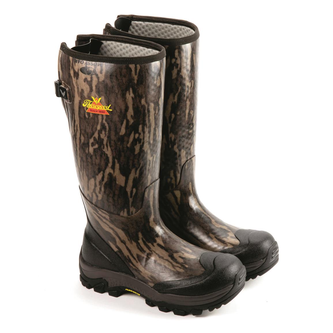 Thorogood Men's Infinity FD 17" Waterproof Rubber Hunting Boots, Mossy Oak Bottomland®