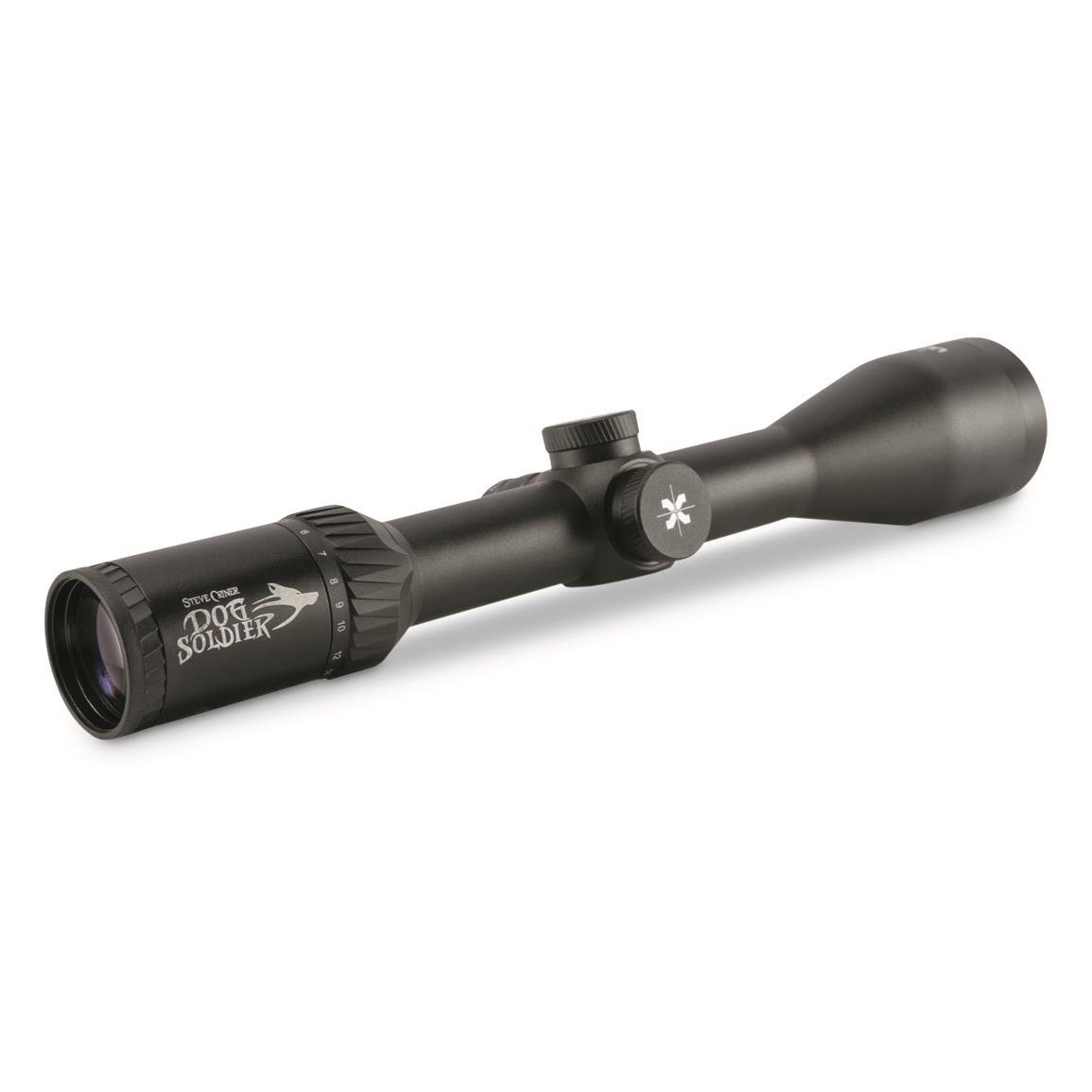 Axeon Optics Dog Soldier 4-16x50mm IGR Rifle Scope, Illuminated Mil-Dot Reticle