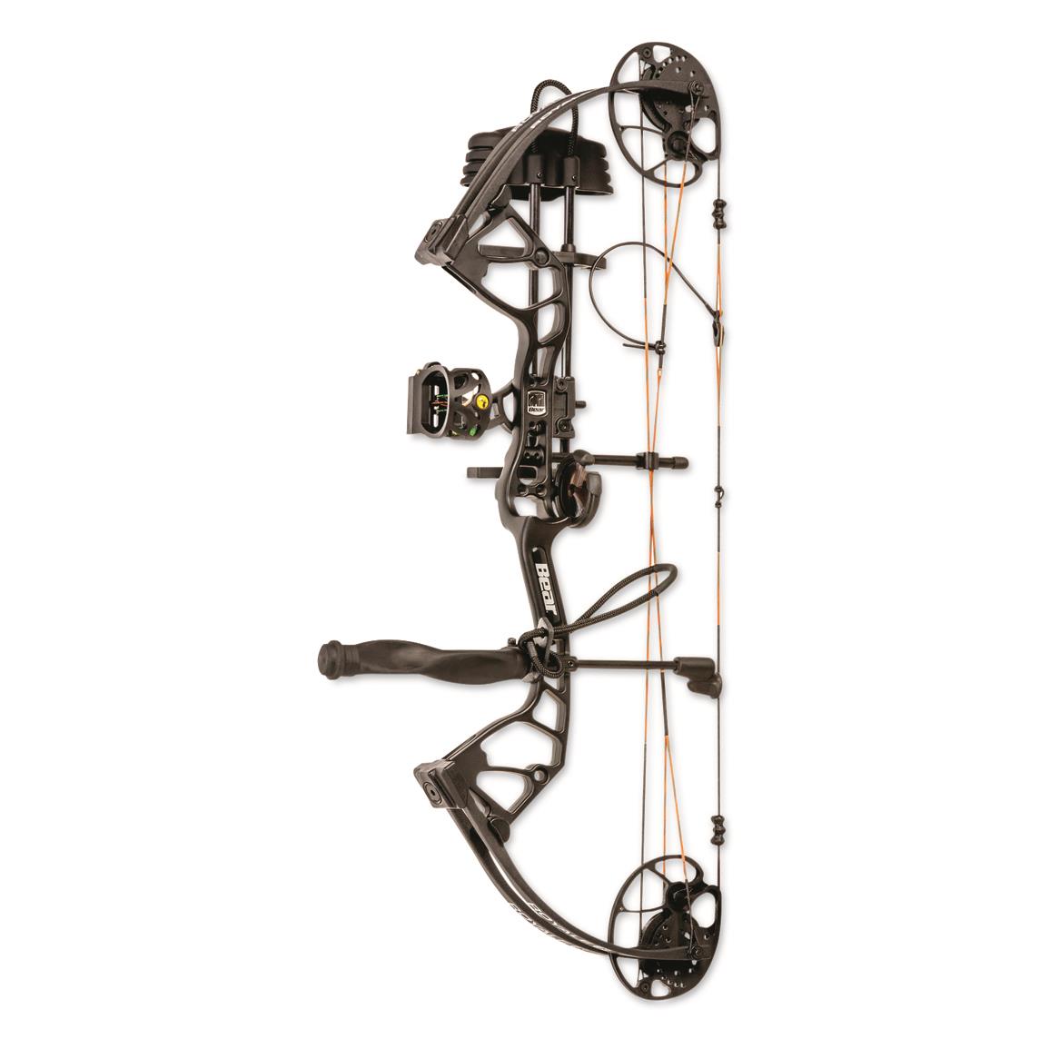 Bear Archery Royale Ready-to-Hunt Extra Compound Bow Package, Right Hand, 5-50 lbs.