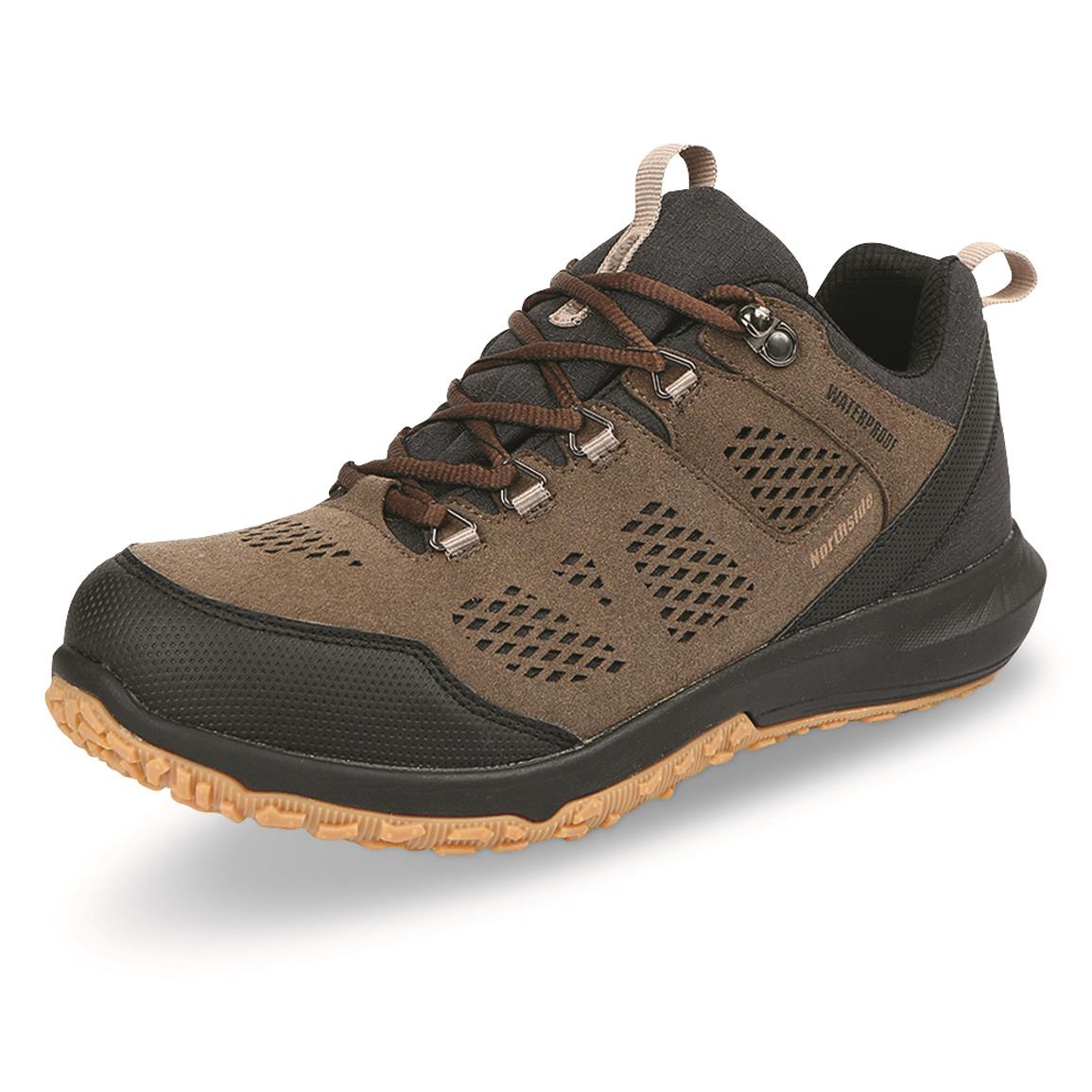 Northside Men's Benton Waterproof Hiking Shoes, Brown/black