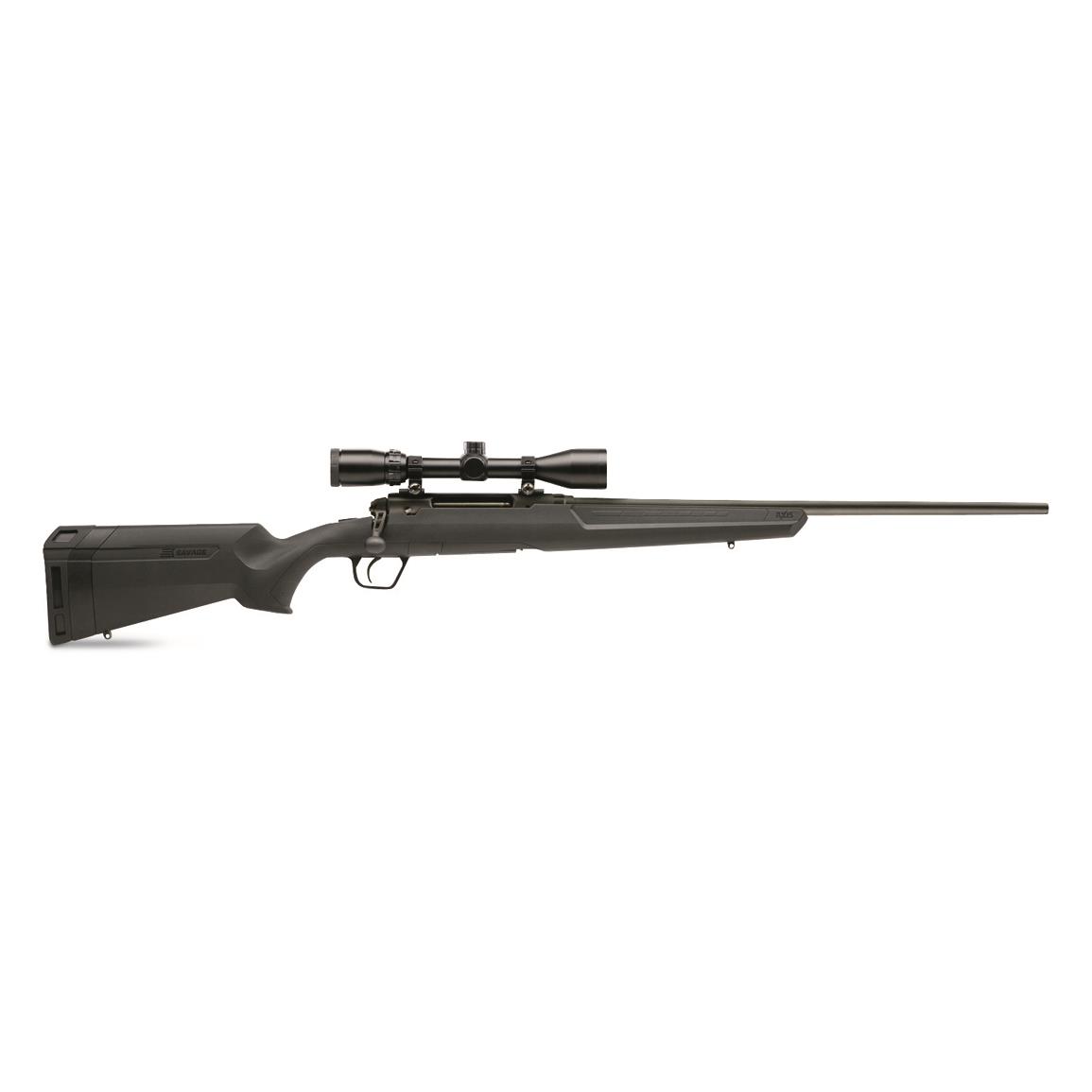 Savage Axis XP, Bolt Action, .308 Winchester, 22" Barrel, 4+1 Rounds, w/Weaver 3-9x40mm Scope