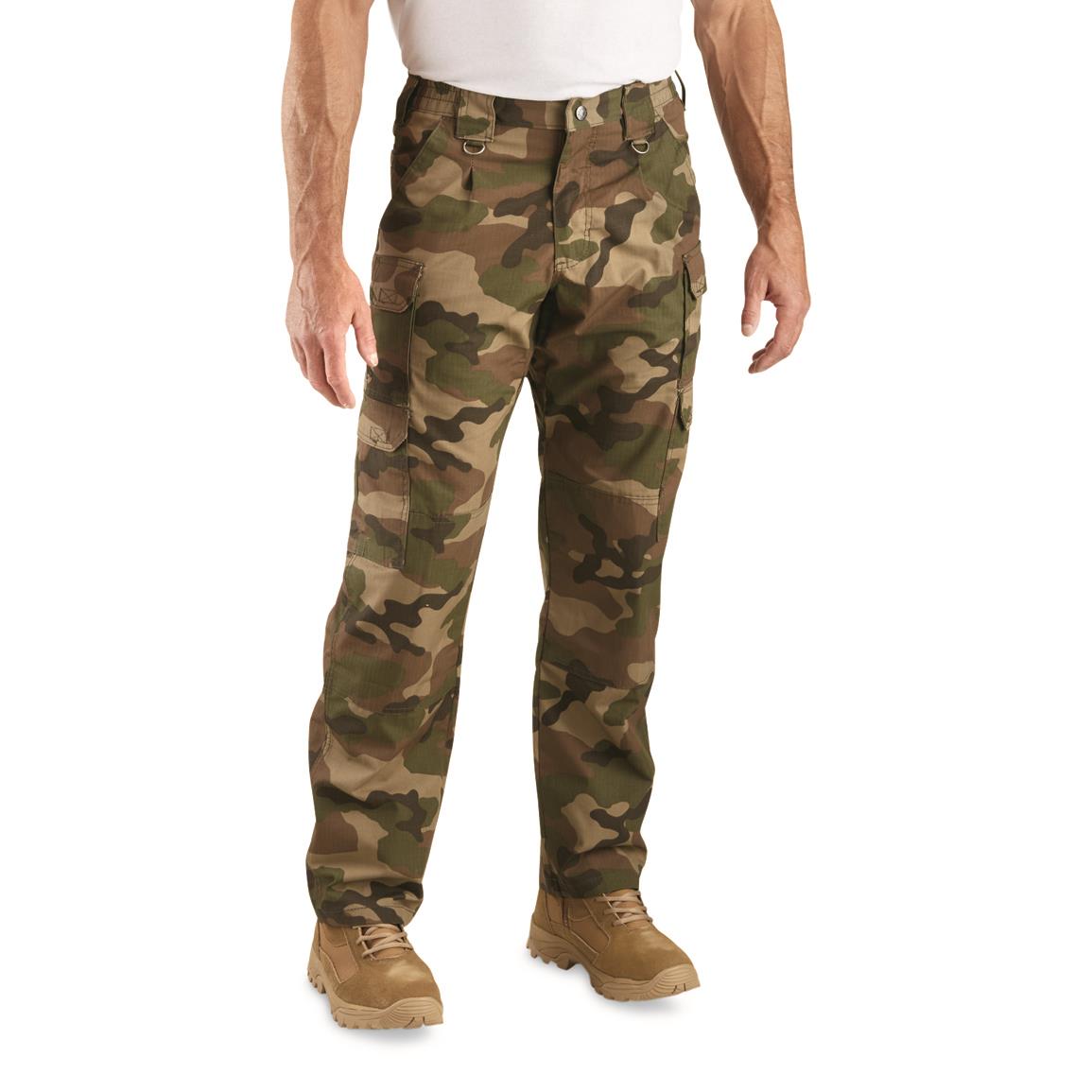 Rapid Dominance Men's Ripstop Tactical Pants, Woodland