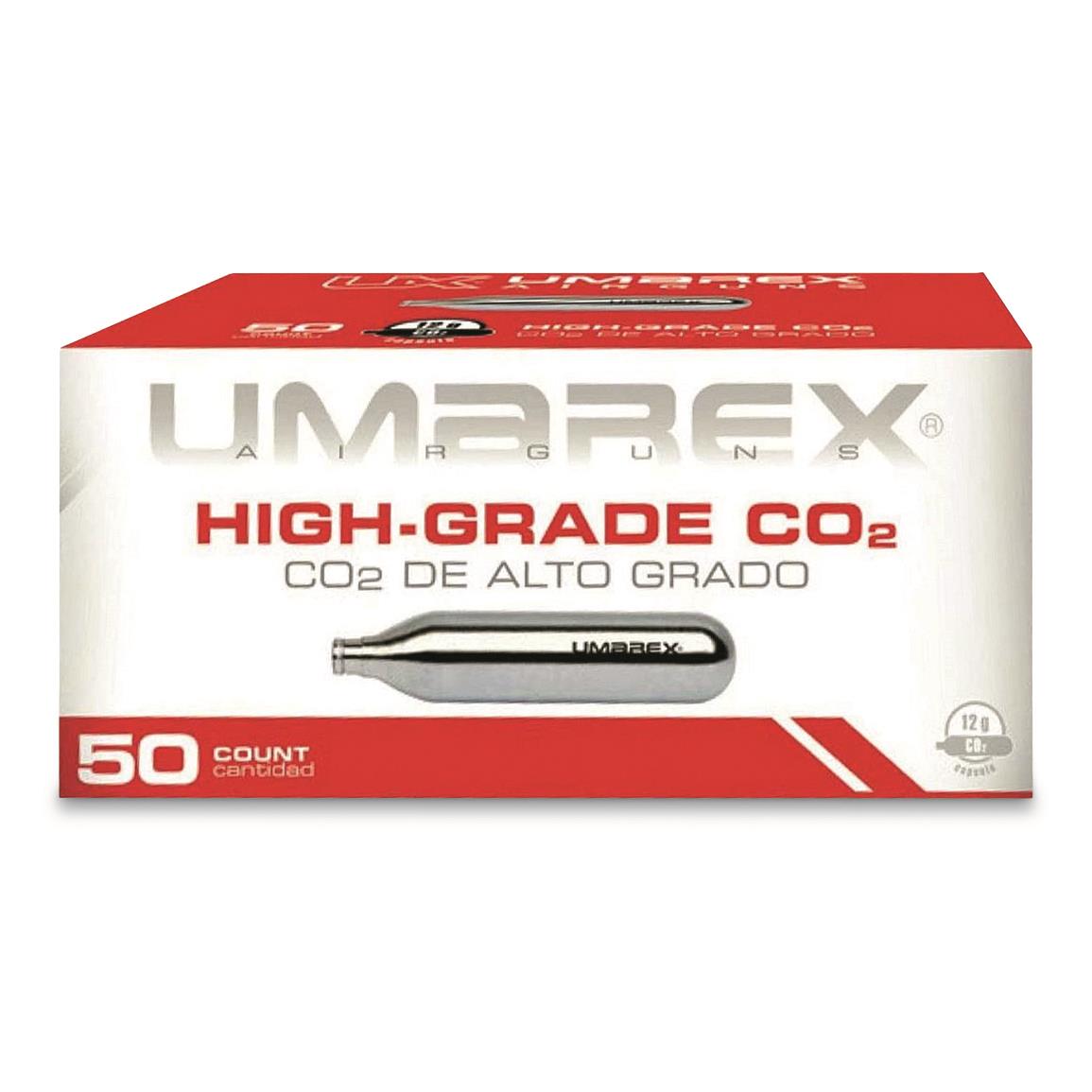 Umarex 12-gram CO2 Cartridges, 50 Pack