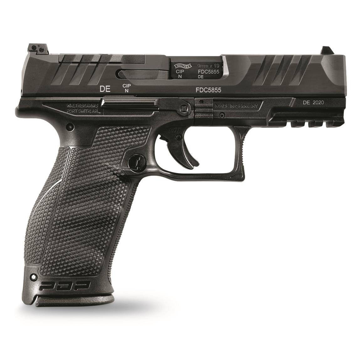 Walther PDP Full Size, Semi-automatic, 9mm, 4" Barrel, 18+1 Rounds