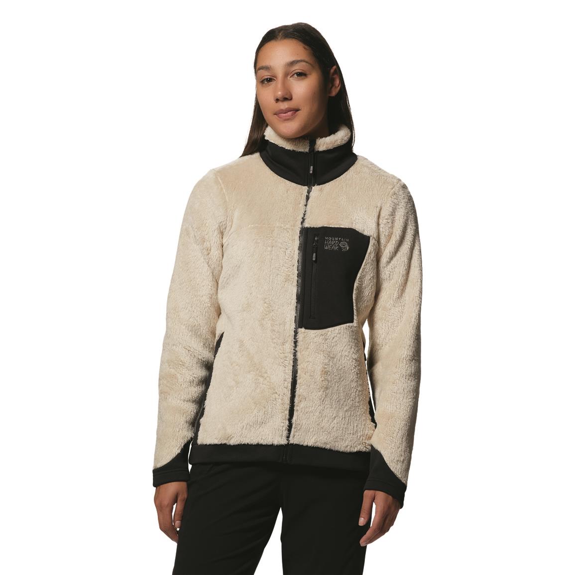 Mountain Hardwear Women's Polartec High Loft Jacket, Oyster