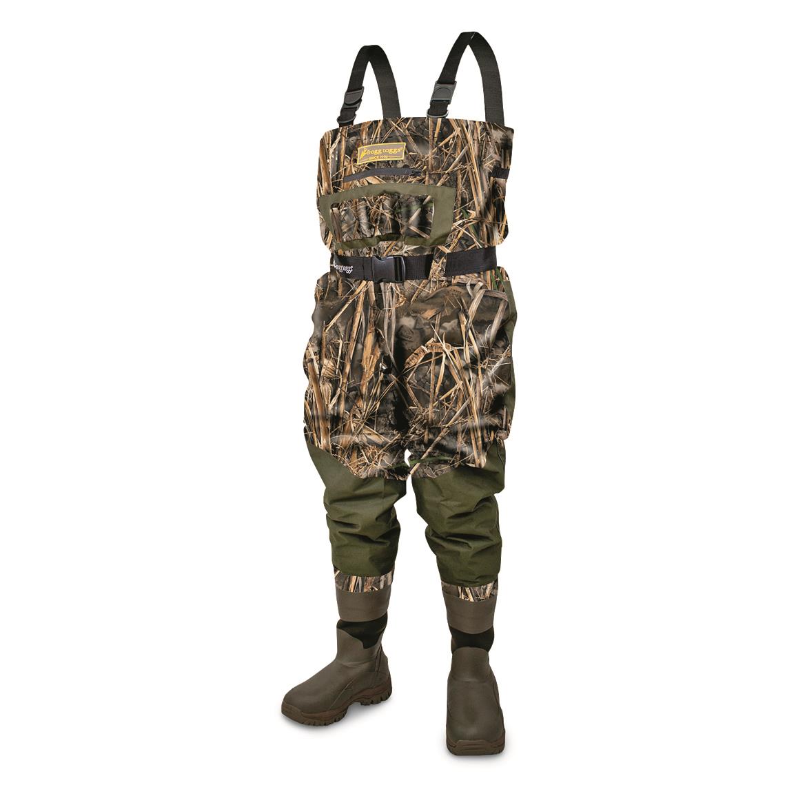 frogg toggs Grand Refuge 3.0 Breathable Insulated Chest Waders, 1,200-gram, Realtree Max-7