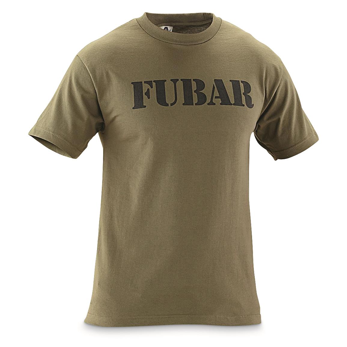 Men's Military Acronym FUBAR T-Shirt, Fubar