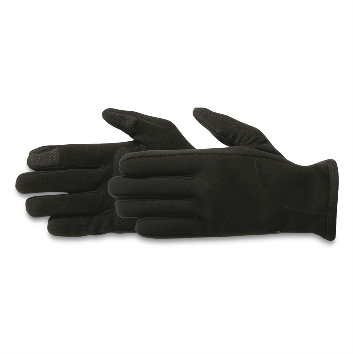 Manzella Hybrid Ultra TouchTip Gloves, Black