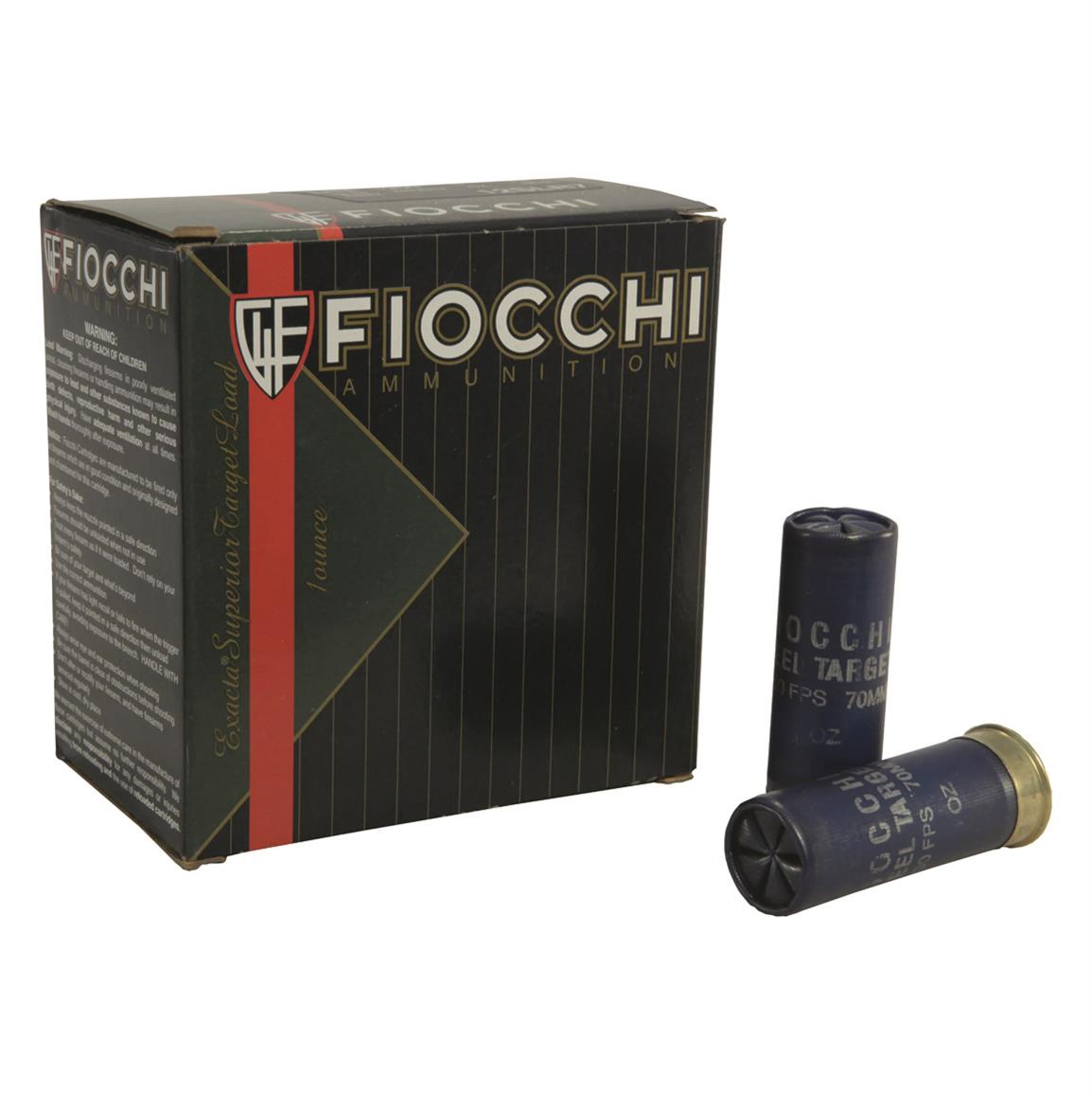 Fiocchi Target 12SLR7, 12 Gauge Ammo, 2 3/4", 1 oz. Steel Shot, 250 Rounds