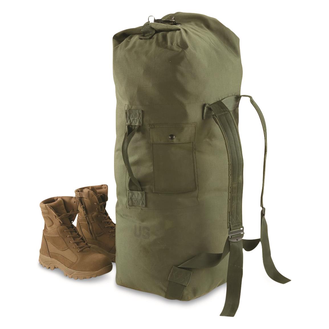 U.S. Military Surplus Duffel Bag, New, Olive Drab