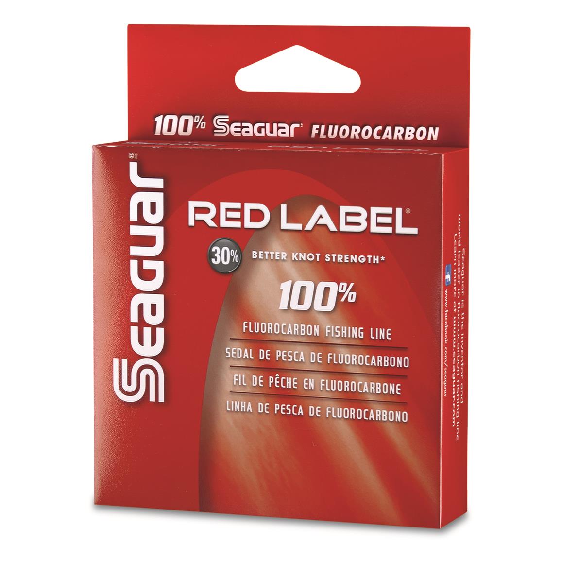 Seaguar Red Label 100% Fluorocarbon Fishing Line, 200 yards