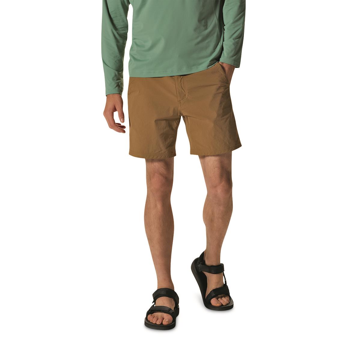 Mountain Hardwear Men's Basin Trek Shorts, Corozo Nut