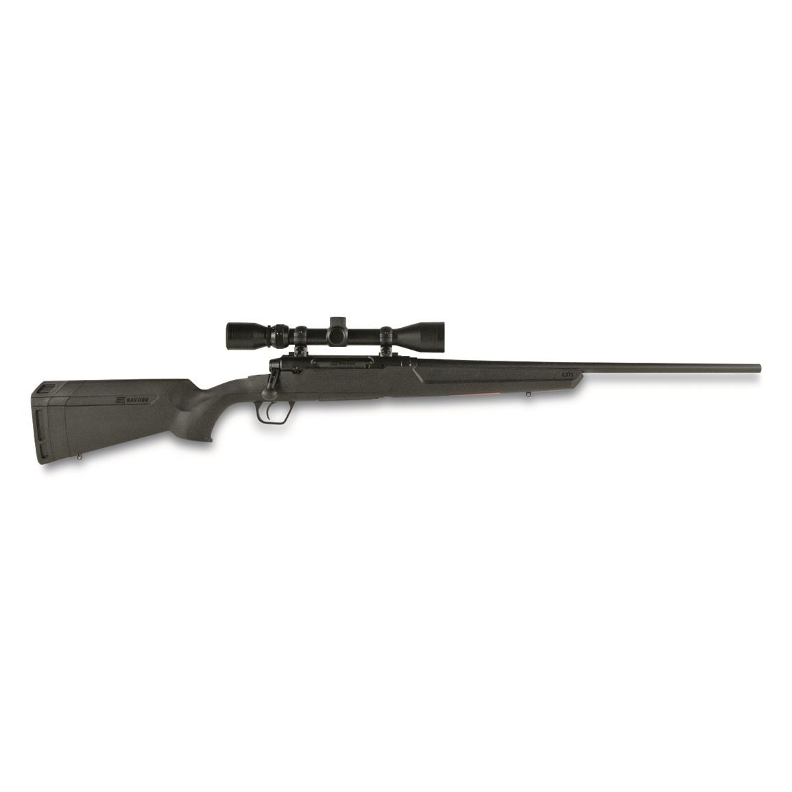 Savage Axis XP, Bolt Action, .25-06 Rem., 22" Barrel, 4+1 Rounds, w/Weaver 3-9x40mm Scope